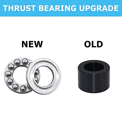 Inner Axle Side Seal Installation Tool Compatible with Dana 30/44/60 Axles Front Differentials. With Thrust Bearing & Flange Nut
