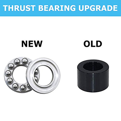 Inner Axle Side Seal Installation Tool Compatible with Dana 30/44/60 Axles Front Differentials. With Thrust Bearing & Flange Nut