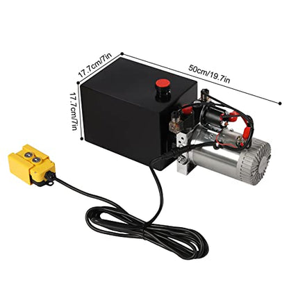 12V DC Hydraulic Pump, 3KW with 8L Reservoir and 16MPa Pressure
