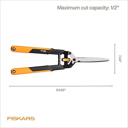 Fiskars 25" DualAction Hedge Shears, 2-in-1 Fast or Powerful Trimming - style: 25" 2-in-1