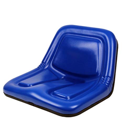 Blue Deluxe High-Back Steel Pan Seat Fits Ford 1100 1200 1300 1500