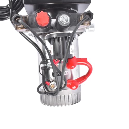 12V Hydraulic Power Unit Pump, 4 Quart Double Acting - color: Double Acting, size: 4 Quart