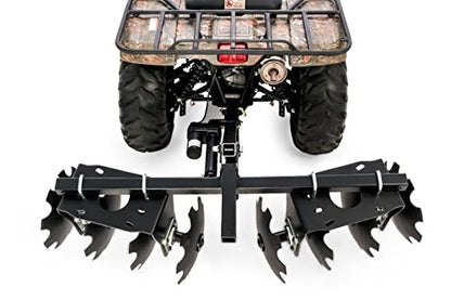 Black Boar Camco ATV/UTV Disc Harrow Implement | Specifically Designed to Thoroughly Break up Tough Ground | (66001)