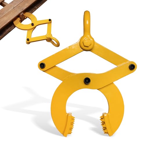 BISupply Pallet Puller Clamp, 6,000 lb pound Pulling Capacity, Pallet Grabber Hook Puller Tool for Forklift Chain