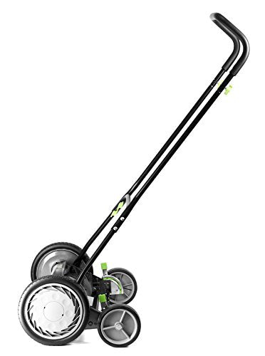 Earthwise 2001-20EW 20-Inch 5-Blade Push Reel Lawn Mower, Grey - size: 20", 5-blade