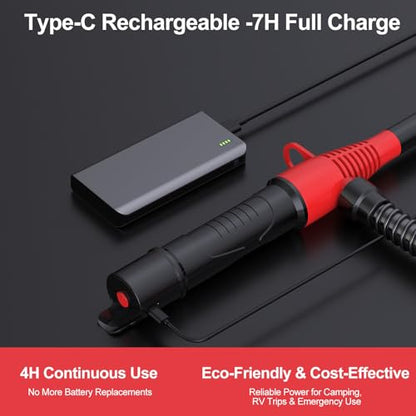 Vitog Rechargeable Fuel Transfer Pump, 15000mAh 3.5GPM Electric Siphon Pump