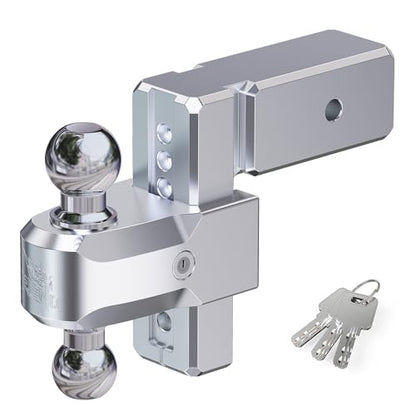 RENO Trailer Hitch (3" Receiver) - 6" Drop/Rise Adjustable Trailer Hitch - size: 3" Receiver x 6" Drop/Rise