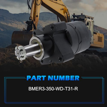 BMER3-350-WD-T31-R Hydraulic Wheel Motor Replacement for Bmer 375 Series