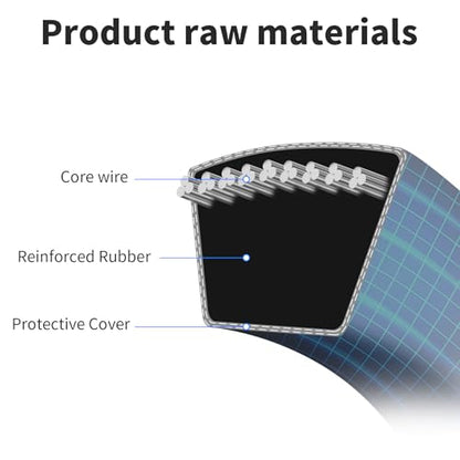A46 Drive V-Belt, 46" Inner Circumference - size: A46 or 4L480