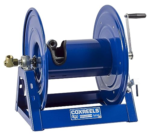 Coxreels 1125-5-175 Steel Hand Crank Hose Reel - 3,000 PSI - Holds ¾” x 175' Length Hose - Perfect for Air Compressor, Garden, Pressure Washer, Electric Hoses (Hose Not Included) Made in USA - size: 3/4" x 175'