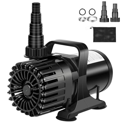 3200 GPH Pond Pump, 150W for Fish Ponds, Fountains & Waterfalls - size: 150W