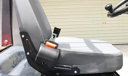 Yakitoko 1Pack Universal Tractor Seat Belts and Suitable for Forklift Mower Buggy Golf Cart Retractable 70inch Orange