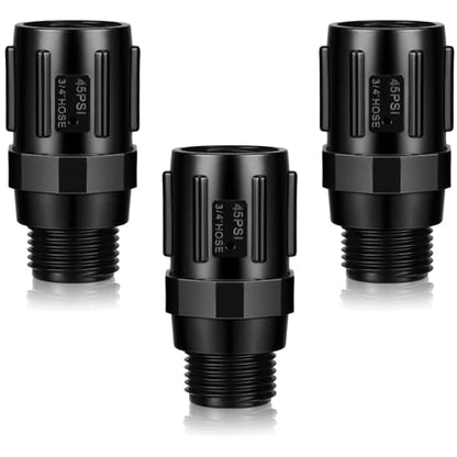 Tondiamo 3 Pcs 45 PSI Drip Irrigation Pressure Regulator 3/4" Hose Thread - size: 45 PSI