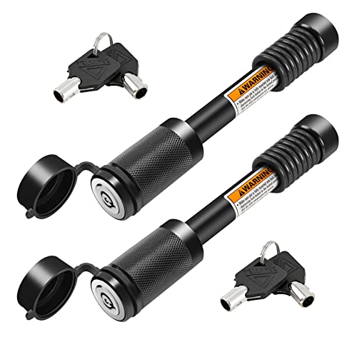 METOWARE Trailer Hitch Lock, Fit 2"-3-1/2" Class III/IV/V Receiver, 2 Pack - size: 2 Pack