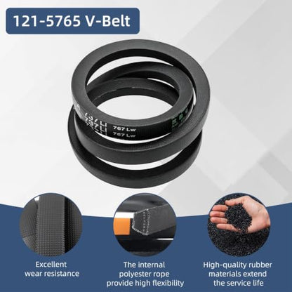 121-5765 Drive Belt for Toro TimeMaster TurfMaster 1/2" 30" V-Belt Exmark - color: 121-5765