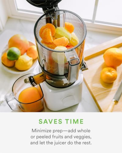 Nama J2 - Cold Press Juicer - Hands-Free - White - color: White