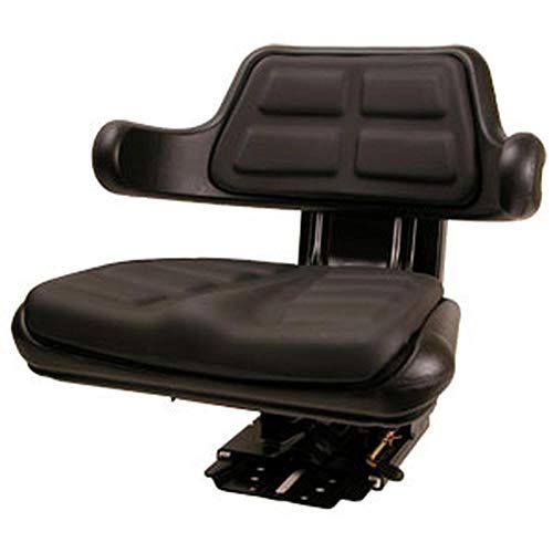 W223BL Black Wrap Around Seat Back with Arms