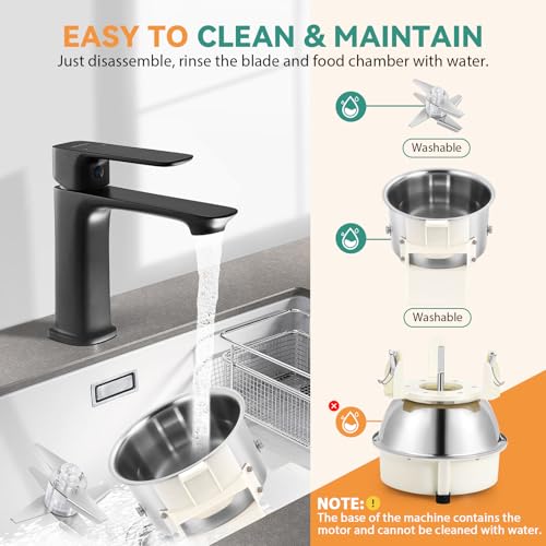 Newhai Electric Chicken Breast Shredder, 180W Automatic Meat Twister