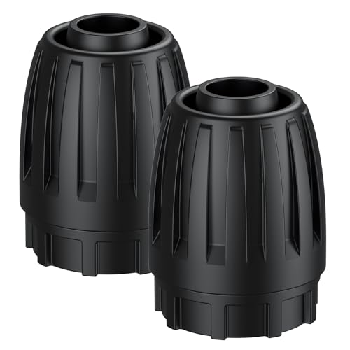 Pawfly 10 Pcs 1/2" Irrigation End Cap for 1/2" Irrigation Tubing (1/2" ID x 0.64" OD), 1/2" Drip Irrigation Fittings with Lock Nuts, Barbed Drip Tubing Connectors for Garden Irrigation System - size: 10pcs 1/2" Nut Plug
