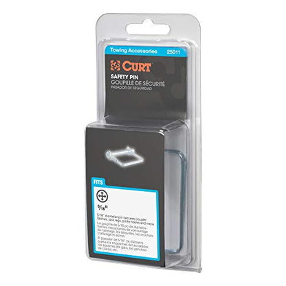 CURT 25011 Trailer Coupler Pin, 5/16-Inch Diameter x 3-Inch Long - size: No Size