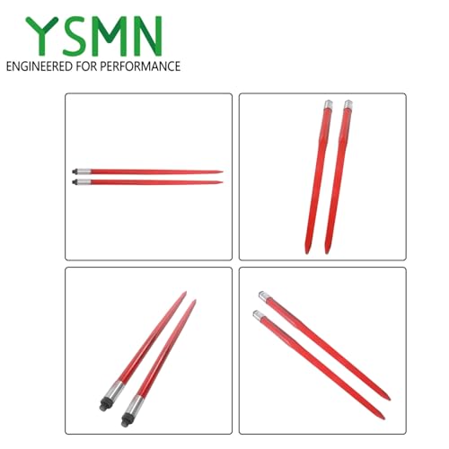 4500 lbs Capacity Hay Bale Spear 49 Replacement for Tractors Loaders
