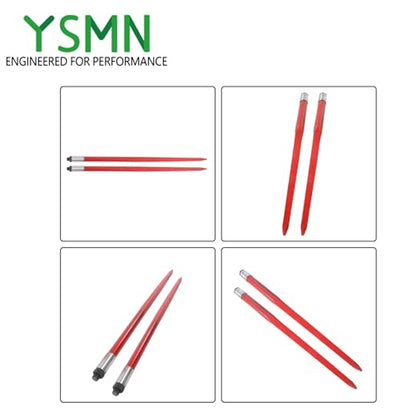 4500 lbs Capacity Hay Bale Spear 49 Replacement for Tractors Loaders