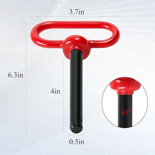 Zero Turn Trailer Hitch and 1/2" Hitch Pin,Zero Turn Accessories,5mm Thick - size: Tow Hitch