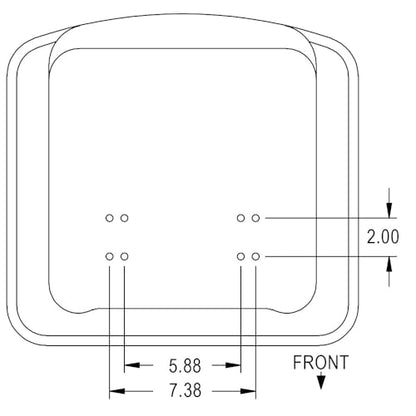 Bucket Seat Fits Kubota Compact Tractor BX1850 BX2350 BX24 BX25