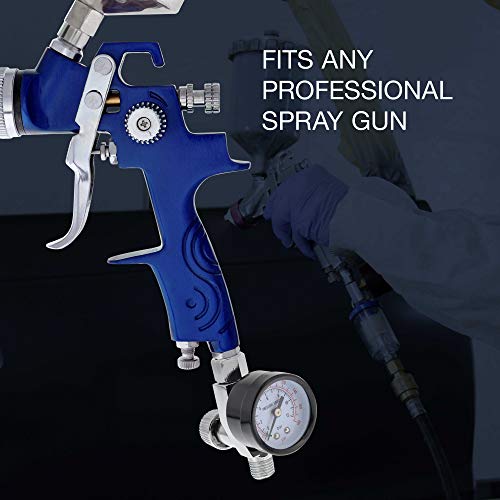TCP Global Air Adjusting Valve Regulator (1/4" NPT) with Gauge