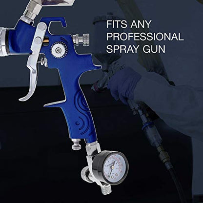 TCP Global Air Adjusting Valve Regulator (1/4" NPT) with Gauge