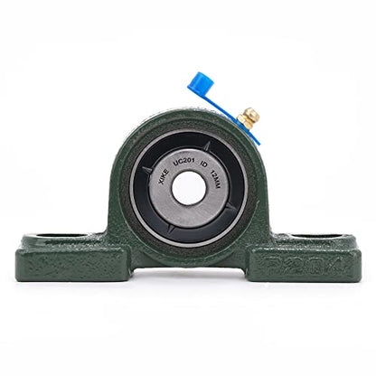 XIKE 2 Pcs UCP201 Bore 12 mm Pillow Block Mounted Ball Bearings. - size: UCP201 Bore 1/2"