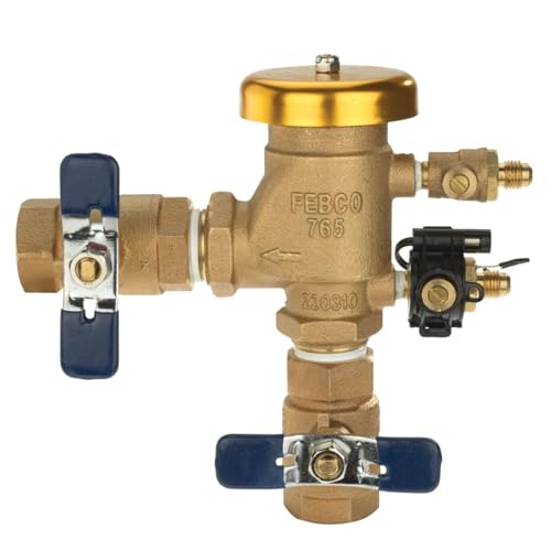 Febco 765 Bronze Pressure Vacuum Breaker Backflow Preventer 3/4 Inlet - size: 3/4 Inch, style: With Freeze Sensor