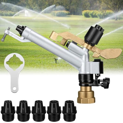 Maxcheck 1-1/2" Agriculture Farm Irrigation Sprinkler Spray Gun Heads