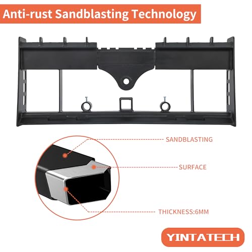 YINTATECH 2500lbs Pallet Fork Frame, Skid Steer Pallet Fork Frame for Kubota Bobcat Skid Steer Loaders Tractors