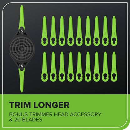 Greenworks 24V 13 in String Trimmer, 20 Blades, Tool Only - size: 13" Cordless Deluxe (Tool Only)