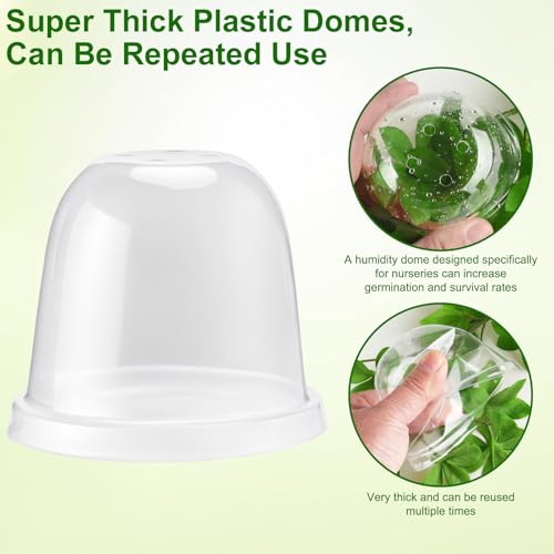 36 Set 3.15 Inch Peat Pots Plant Starters for Seedling with Humidity Dome