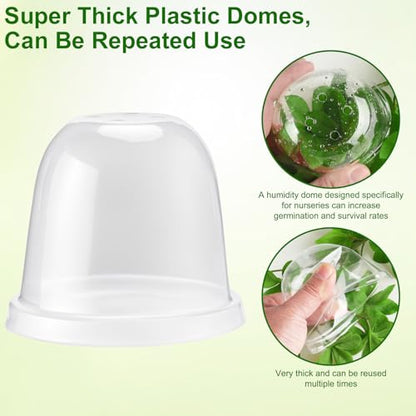36 Set 3.15 Inch Peat Pots Plant Starters for Seedling with Humidity Dome