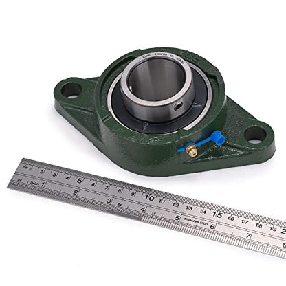 XIKE 2 Pcs UCFL208 Bore 40 mm Pillow Block Flange Mounted Ball Bearings. - size: UCFL208 Bore 40 mm