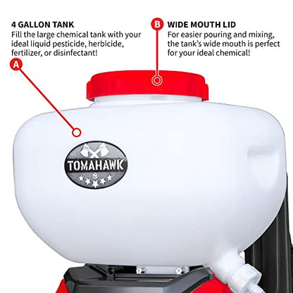 Tomahawk 4 Gal Battery Powered Backpack Mosquito Fogger Sprayer 36V (4 Gal Fogger)