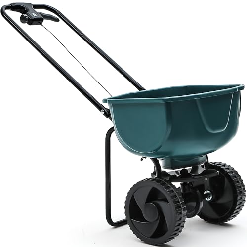 YITAMOTOR 60 lbs Walk Behind Broadcast Spreader, Push Fertilizer Spreader - size: 60lbs