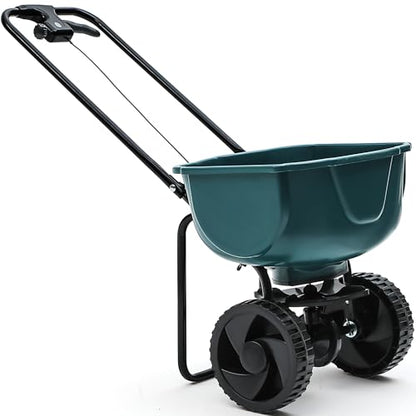 YITAMOTOR 60 lbs Walk Behind Broadcast Spreader, Push Fertilizer Spreader - size: 60lbs