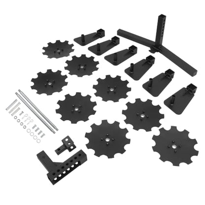 WUTIST 35" Disc Harrow Plow Attachment Compatible with All ATVs, UTVs - color: Black