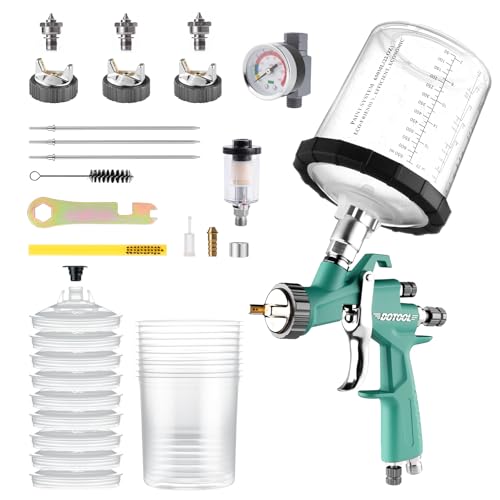 DOTOOL LVLP Air Spray Gun, Automotive Paint Gun Kit