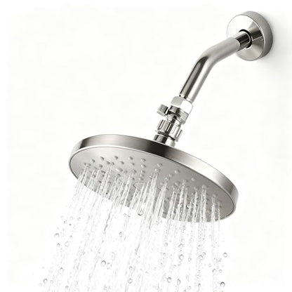Shower Valve Water Flow Restrictor G1/2 IPS Brushed Nickel - color: Brushed Nickel
