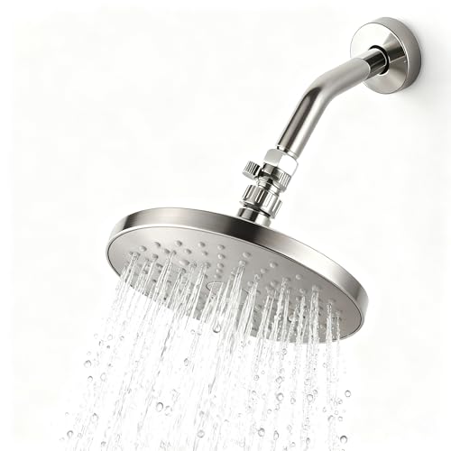 Shower Valve Water Flow Restrictor G1/2 IPS Brushed Nickel - color: Brushed Nickel