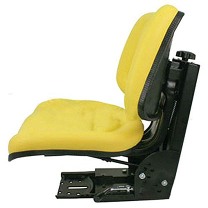 T333YL Yellow Universal Trapezoid Seat Fits John Deere, Massey Ferguson