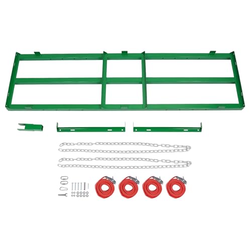 6FT Drag Harrow Driveway Grader Tow Behind Drag Lawn Leveling Rake