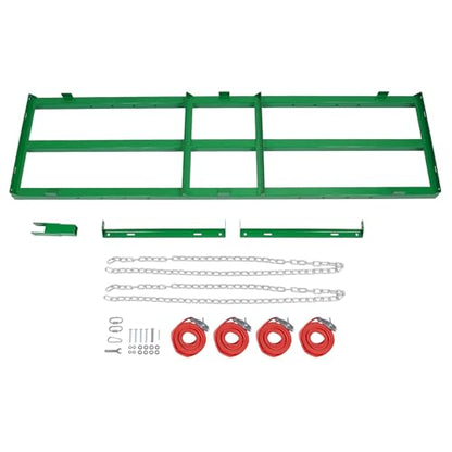 6FT Drag Harrow Driveway Grader Tow Behind Drag Lawn Leveling Rake