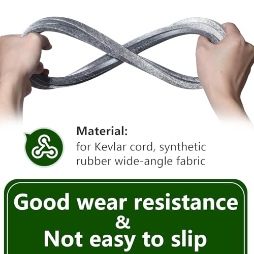 954-04249A 754-04249 Mower Belt Deck Belts Compatible with Craftsman MTD Troy Bilt Huskee 954-04249 754-04249A Lawn Mowers Parts Length 70.9'' - size: 70.9"L x 0.65"W