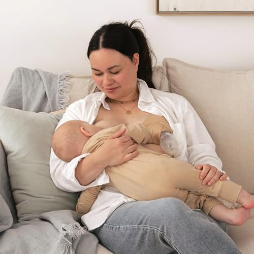 haakaa Manual Silicone Breast Pump with Cap (Lavender) 4oz/100ml - color: Lavender
